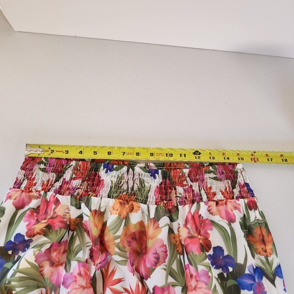 I.N.C. International Concepts Women's Floral Pull-On A-Line Maxi Skirt Large - Picture 9 of 11